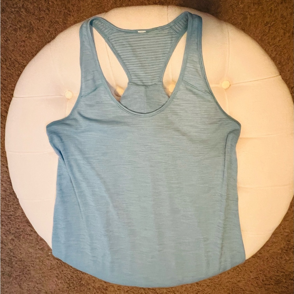 Lululemon Athletica Blue Gray Tank Top Racerback